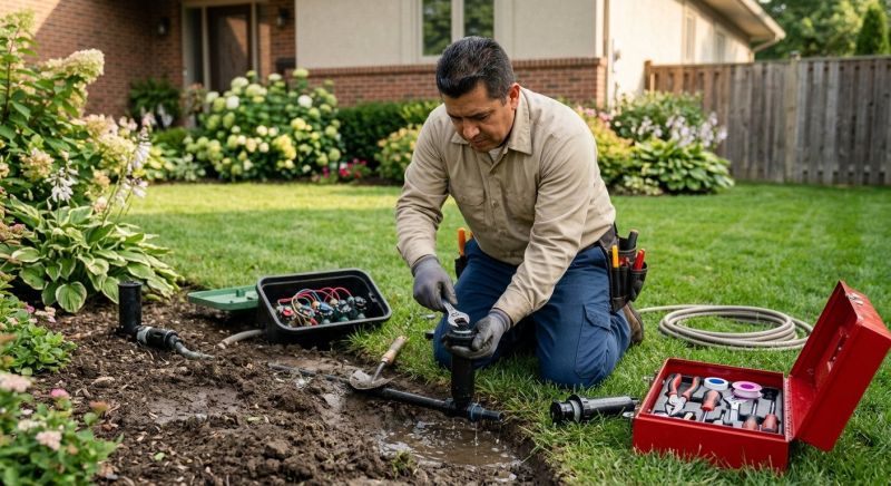 Sprinkler Line Repair in Aiken, SC